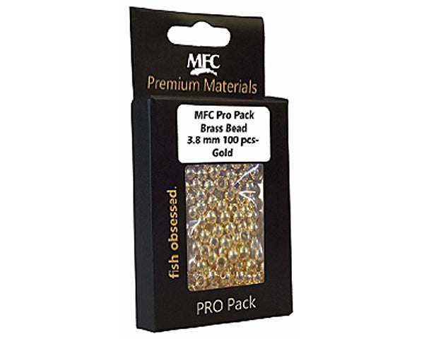 Pro Pack Brass Bead - Gold - 100 pack